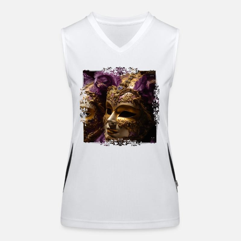 Chaque masque a sa propre signification Débardeur respirant contrasté Femme