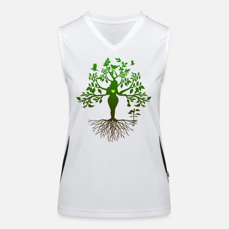 Mère Symbole Nature Graphique Débardeur respirant contrasté Femme