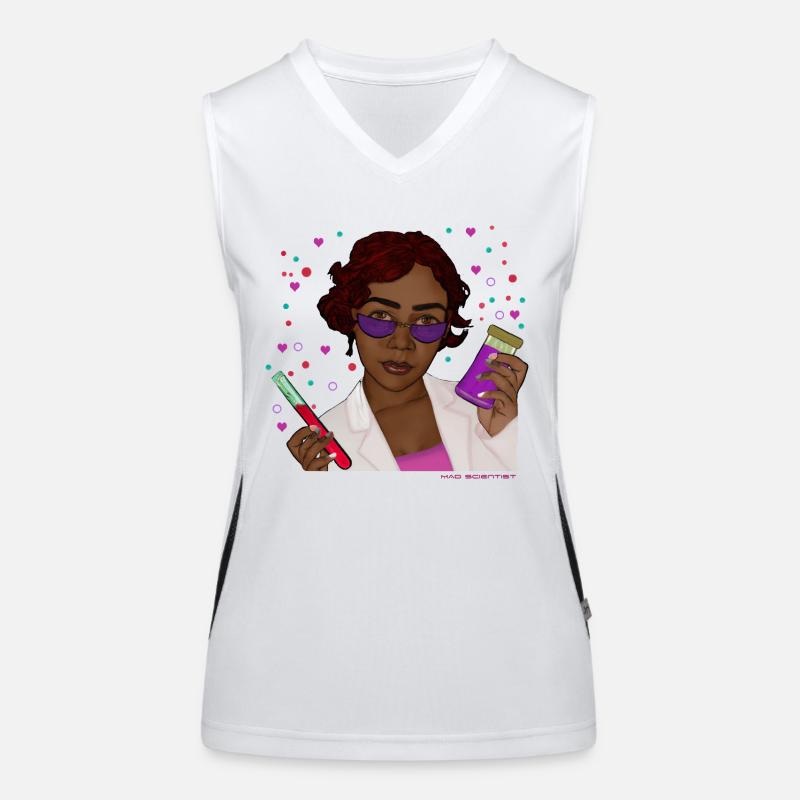crazy chemist Women's Functional Contrast Tank Top