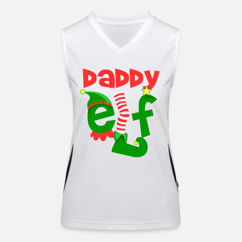 daddy elf Débardeur respirant contrasté Femme