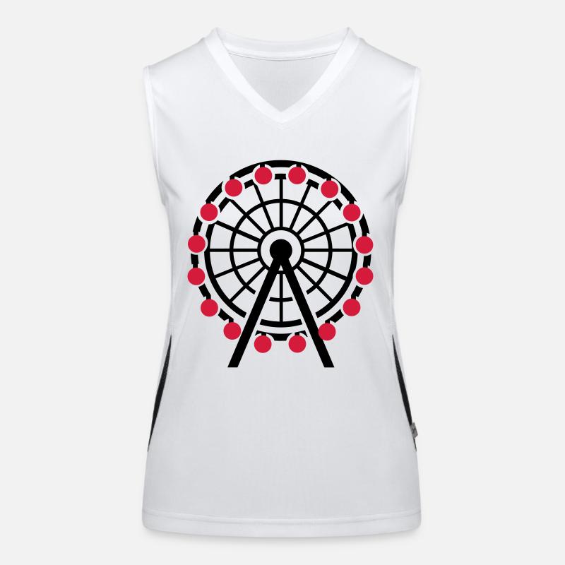 Grande roue Débardeur respirant contrasté Femme
