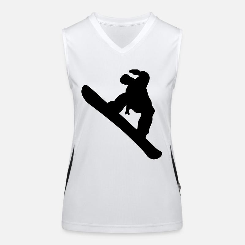 Snowboarding Funktionelles Kontrast-Tank Top für Frauen