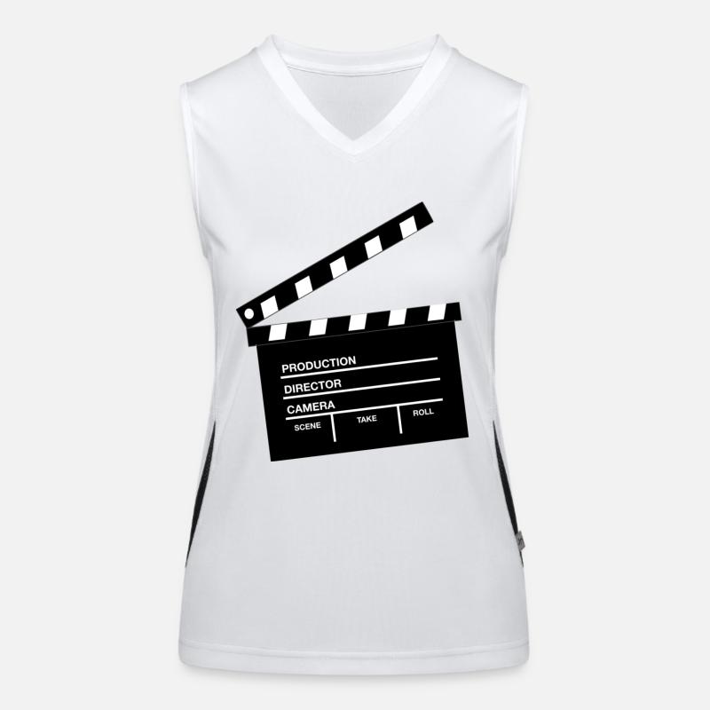 clap de cinema Women's Functional Contrast Tank Top