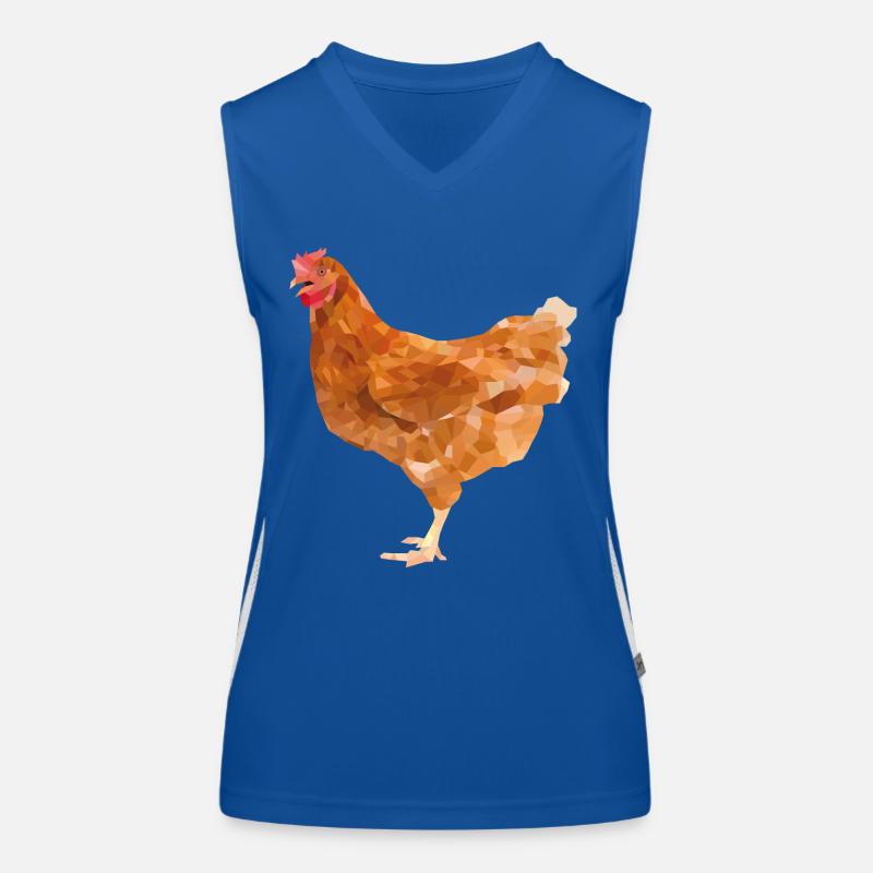 Poulet Débardeur respirant contrasté Femme