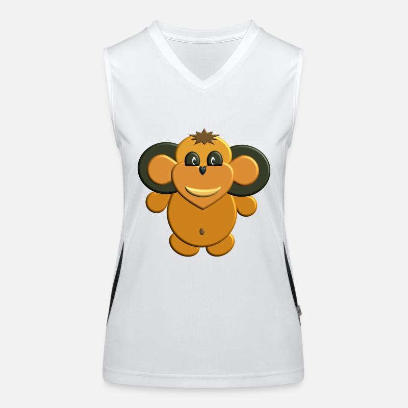 Singe Débardeur respirant contrasté Femme