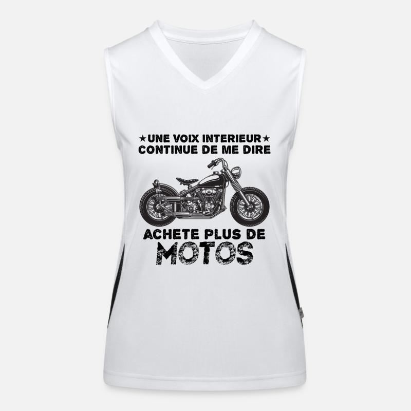 Motorcycle Débardeur respirant contrasté Femme