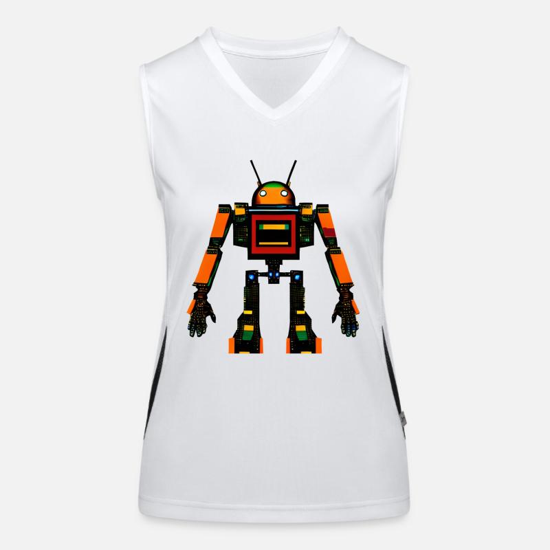 Big Fat Android Women's Functional Contrast Tank Top