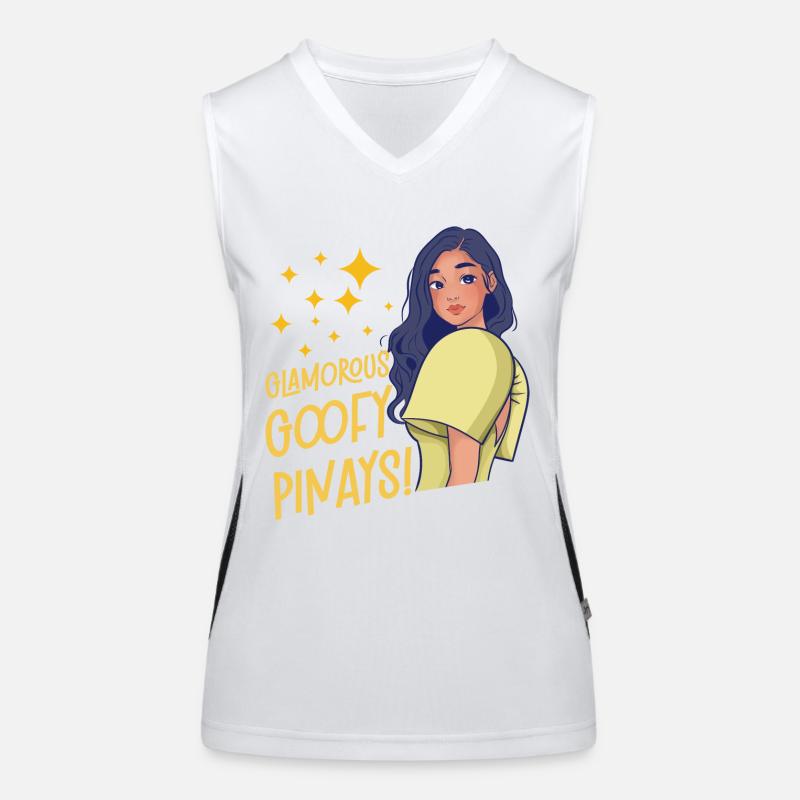 Philippines Drapeau philippin Philippines I Cadeau Débardeur respirant contrasté Femme