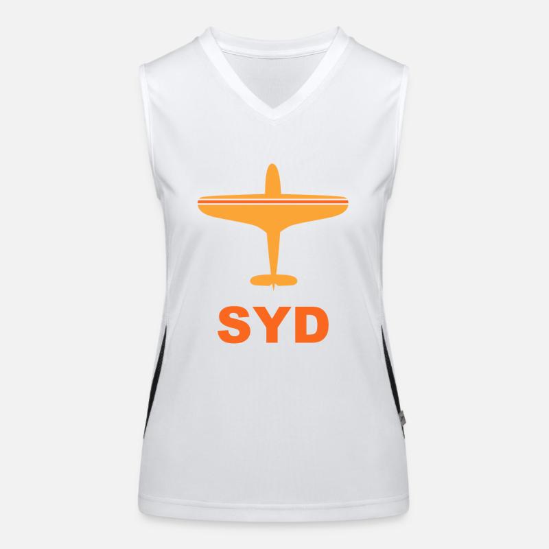 Flughafen Sydney - Australien - Australia Funktionelles Kontrast-Tank Top für Frauen