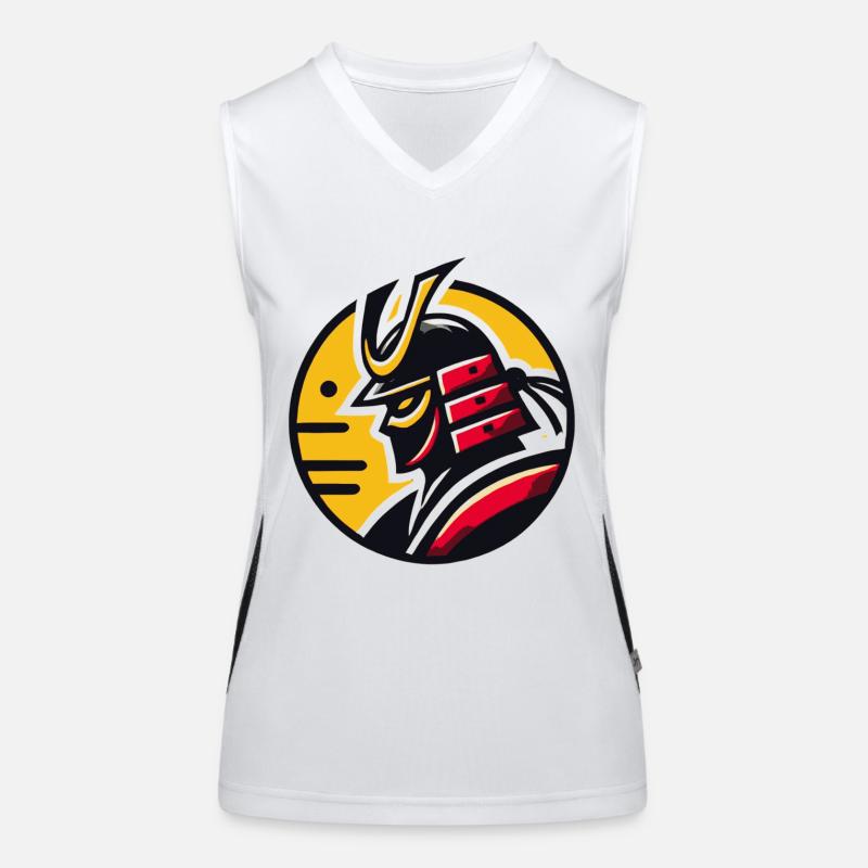 Yellow Samurai Women's Functional Contrast Tank Top