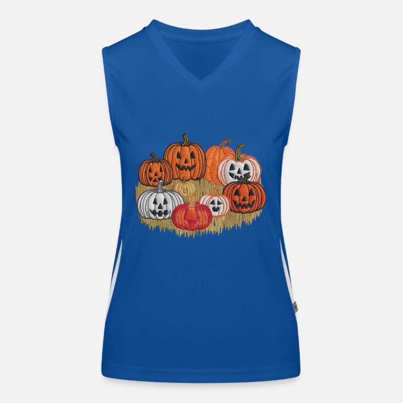 Perles d’Halloween Débardeur respirant contrasté Femme