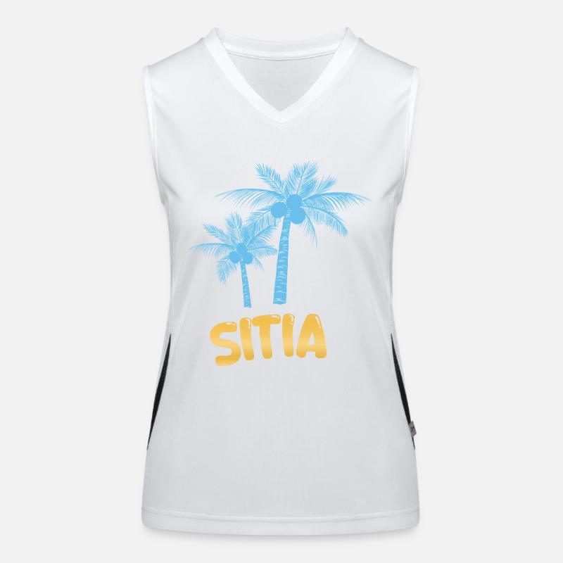 Sitia Débardeur respirant contrasté Femme