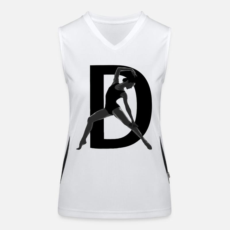 D anmutig Funktionelles Kontrast-Tank Top für Frauen