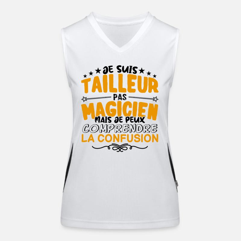 Tailleur pas Magicien | le Meilleur Tailleur cade Débardeur respirant contrasté Femme
