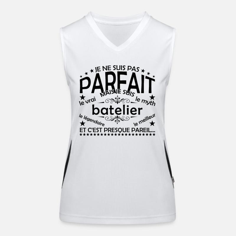 Bootsmann Geschenk Bootsmann der echte Bootsmann Funktionelles Kontrast-Tank Top für Frauen