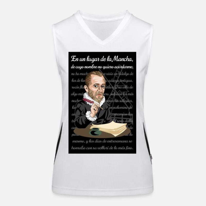 Cervantes Débardeur respirant contrasté Femme