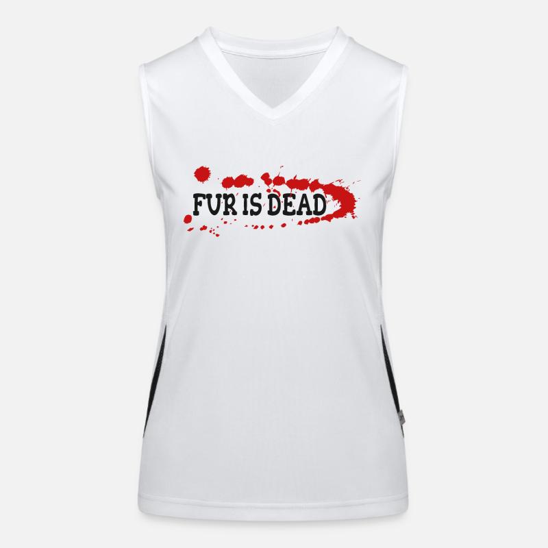 Fur is dead Women's Functional Contrast Tank Top