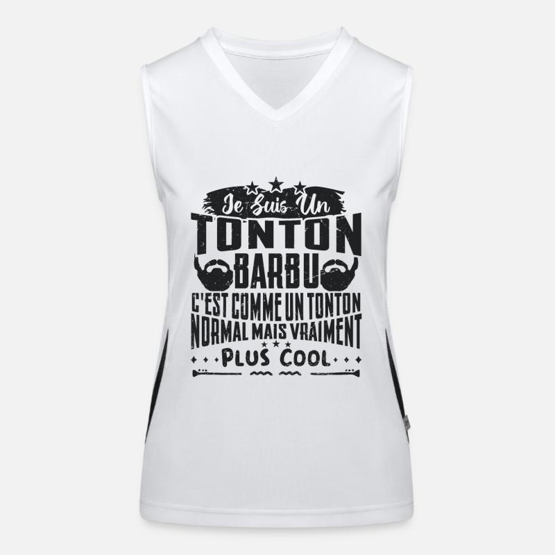 A cooler bearded uncle Women's Functional Contrast Tank Top