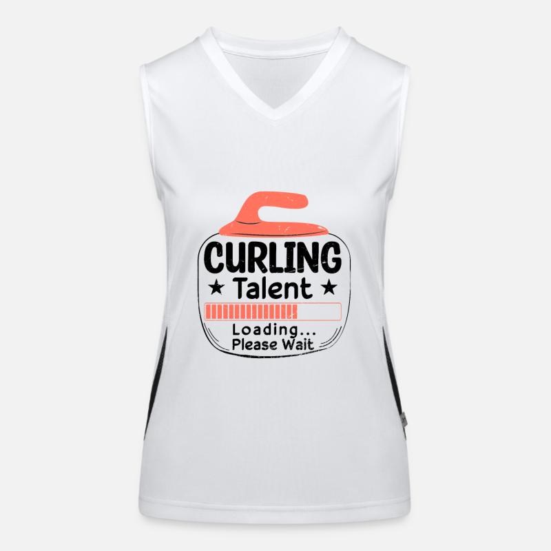 Loading Curling Talent Women's Functional Contrast Tank Top