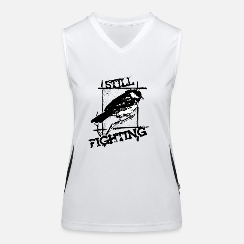 Still Fighting Funktionelles Kontrast-Tank Top für Frauen