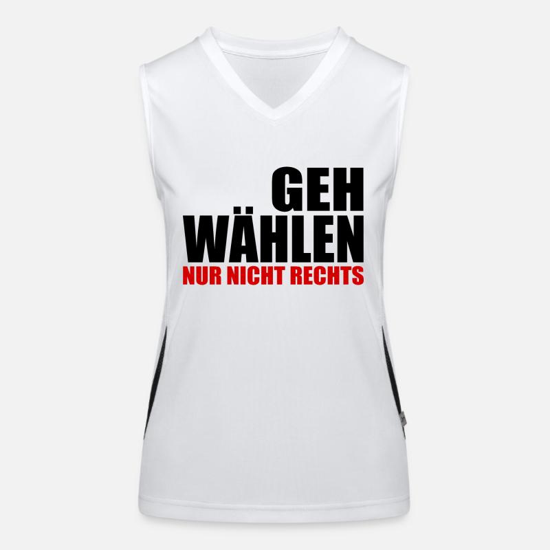 GEH WÄHLEN Funktionelles Kontrast-Tank Top für Frauen