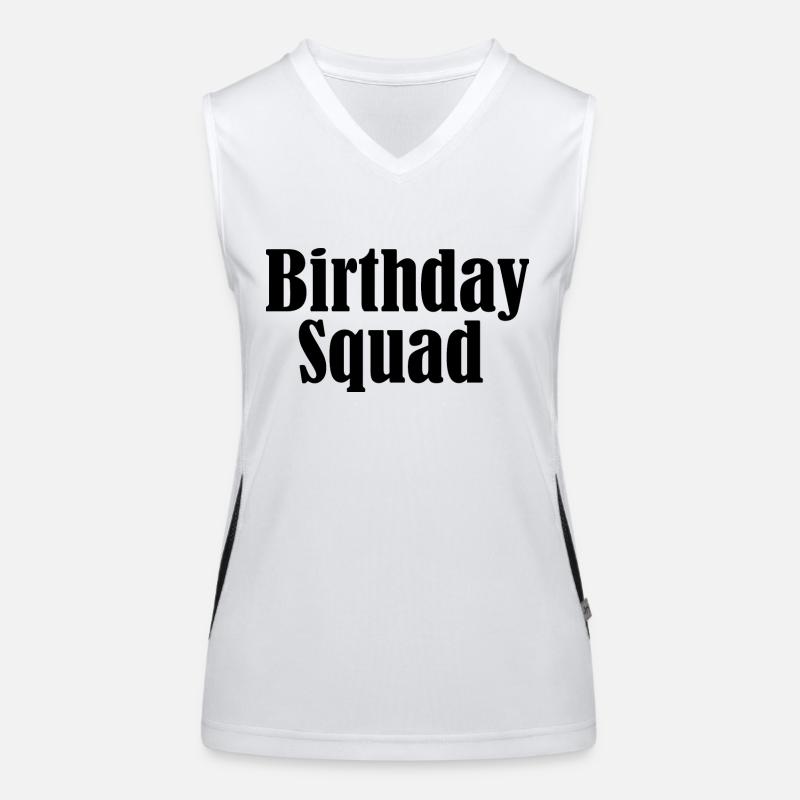 Birthday squad Débardeur respirant contrasté Femme