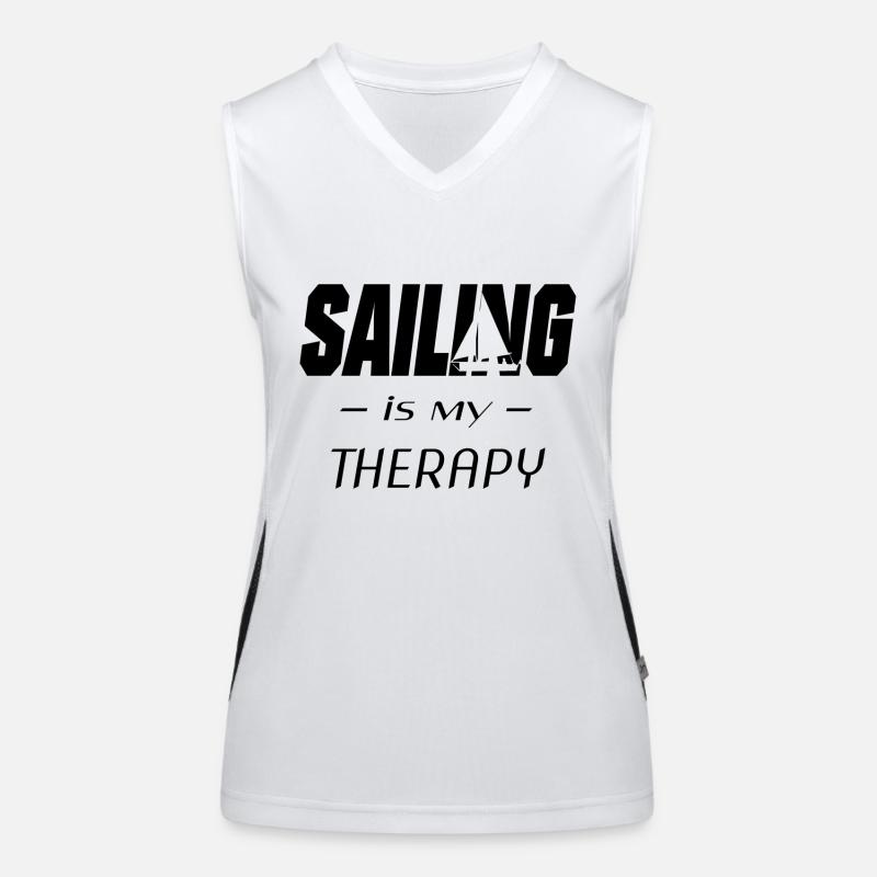 sailing seglen Funktionelles Kontrast-Tank Top für Frauen