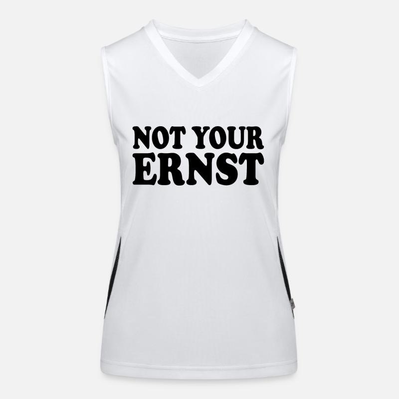 Not your ernst Funktionelles Kontrast-Tank Top für Frauen