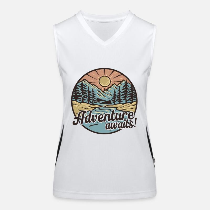 Adventure awaits Women's Functional Contrast Tank Top