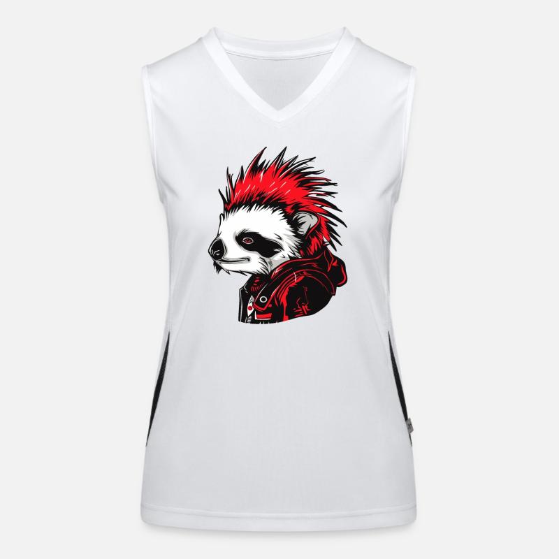 Cool Punk Rock Sloth Women's Functional Contrast Tank Top