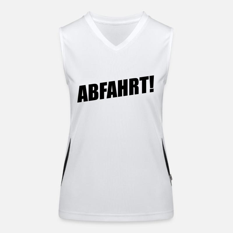 ABFAHRT Funktionelles Kontrast-Tank Top für Frauen