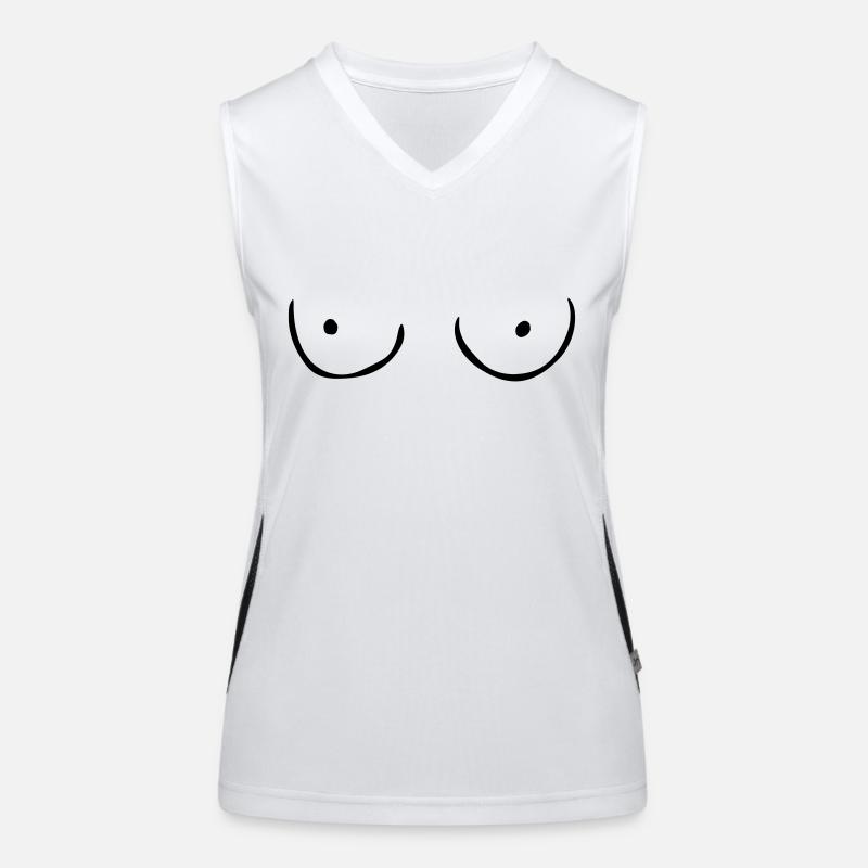 Tits Débardeur respirant contrasté Femme