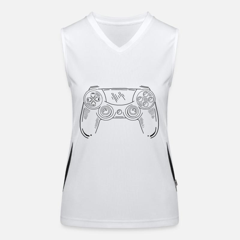 Controller Funktionelles Kontrast-Tank Top für Frauen