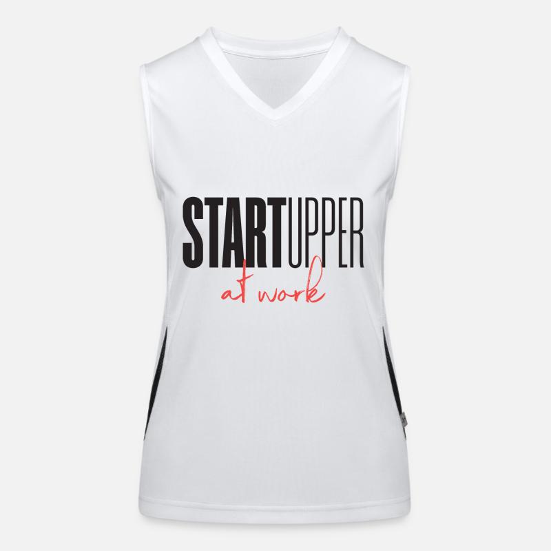 Startupper Startup at work Funktionelles Kontrast-Tank Top für Frauen