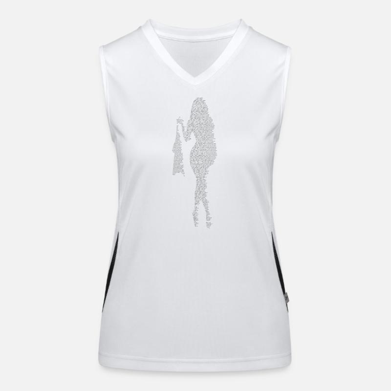 Silhouette Funktionelles Kontrast-Tank Top für Frauen