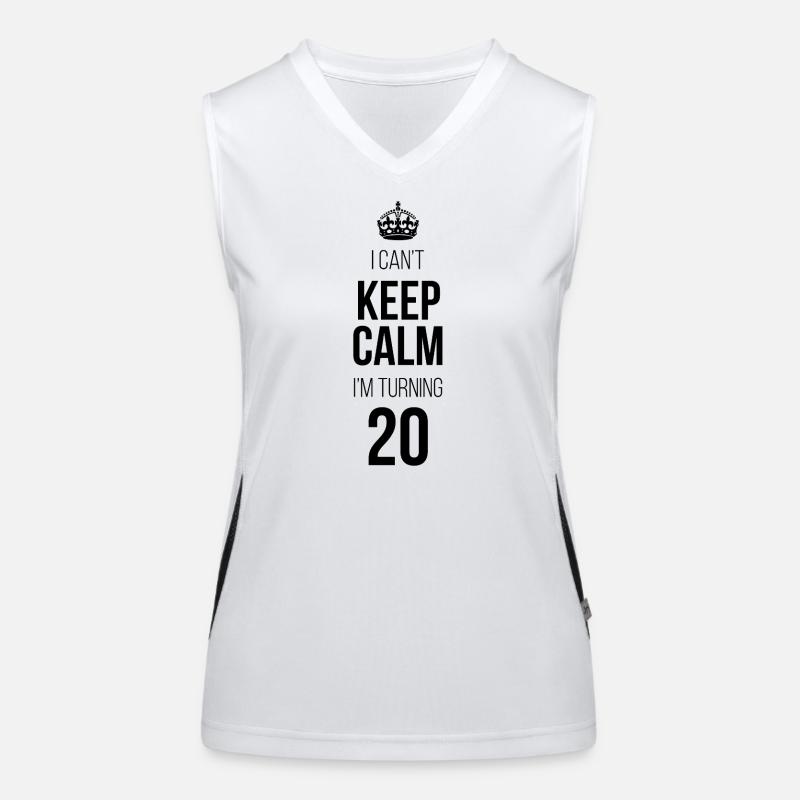 Ich kann mich nicht beruhigen. Ich werde 20. Funktionelles Kontrast-Tank Top für Frauen