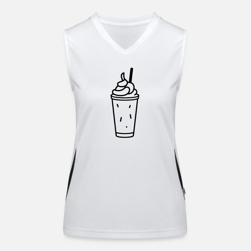 Milchshake Funktionelles Kontrast-Tank Top für Frauen