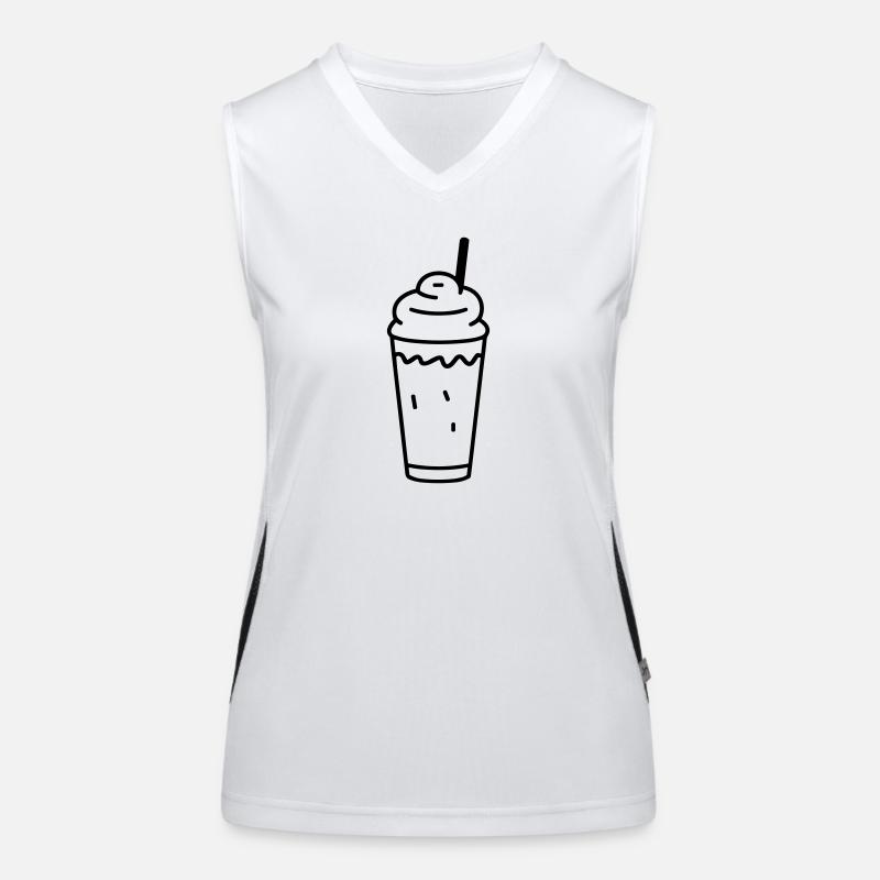 Milchshake Funktionelles Kontrast-Tank Top für Frauen