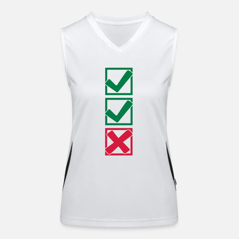 2 hooks and 1 X x Women's Functional Contrast Tank Top