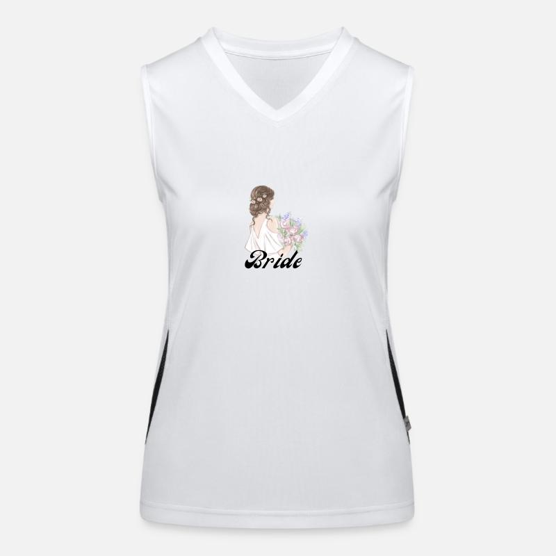 Bride 1 - JGA Premium Shop Funktionelles Kontrast-Tank Top für Frauen
