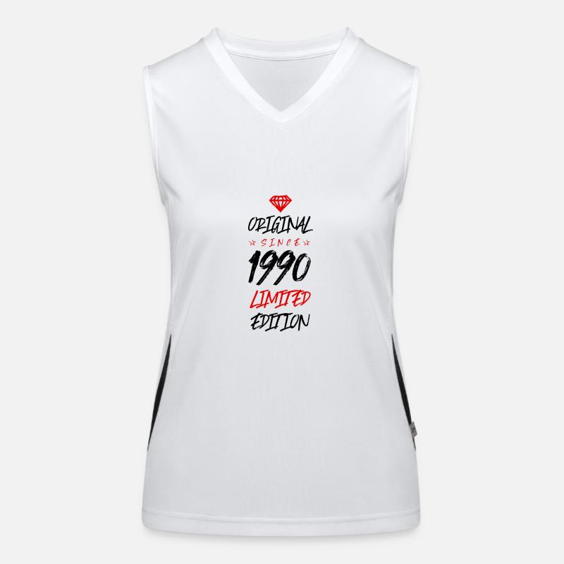 1990 Édition limitée Débardeur respirant contrasté Femme