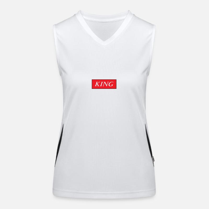 King Geschenkidee Funktionelles Kontrast-Tank Top für Frauen