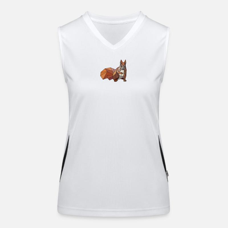 Squirrel blank Women's Functional Contrast Tank Top