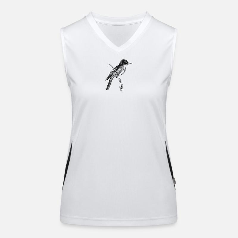 Oiseau Débardeur respirant contrasté Femme