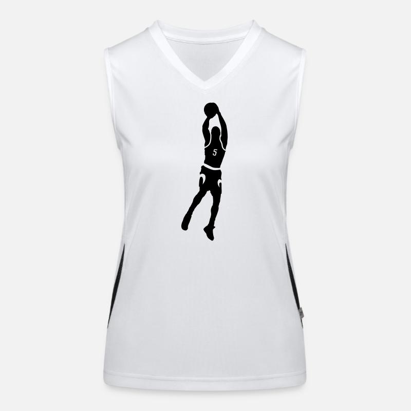 Basketball Funktionelles Kontrast-Tank Top für Frauen