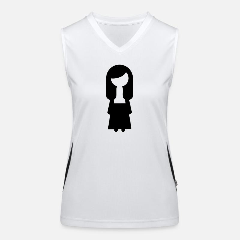 Engel Funktionelles Kontrast-Tank Top für Frauen