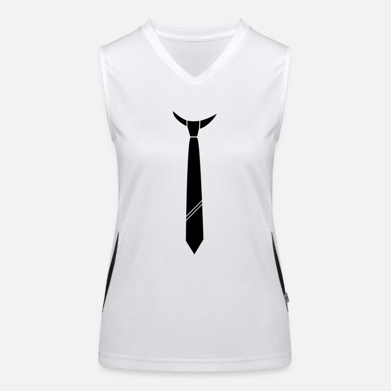 Lâche cravate Débardeur respirant contrasté Femme