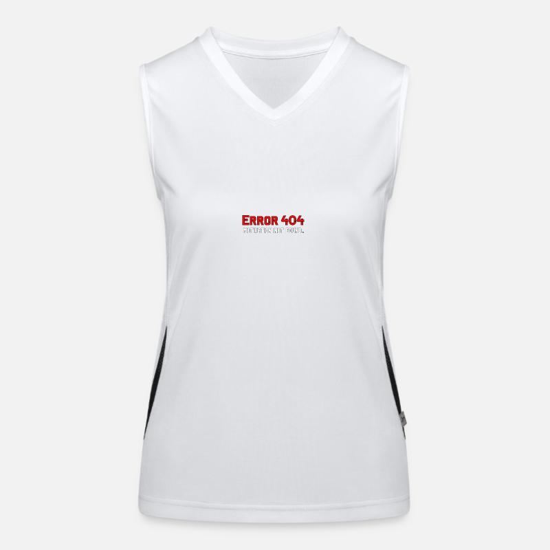 Error 404 Funktionelles Kontrast-Tank Top für Frauen
