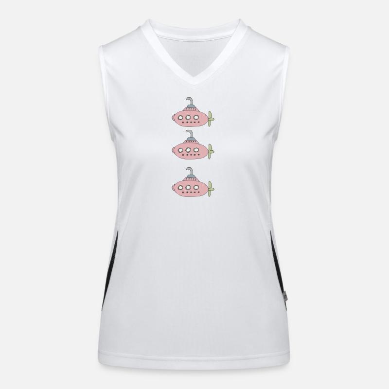 Submarine Triple Women's Functional Contrast Tank Top