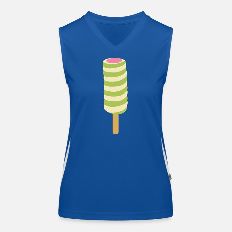 Glace spiralée Débardeur respirant contrasté Femme
